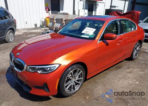 2022 BMW 330I из США, поврежденный, VIN 3MW5R1J08N8C43243
